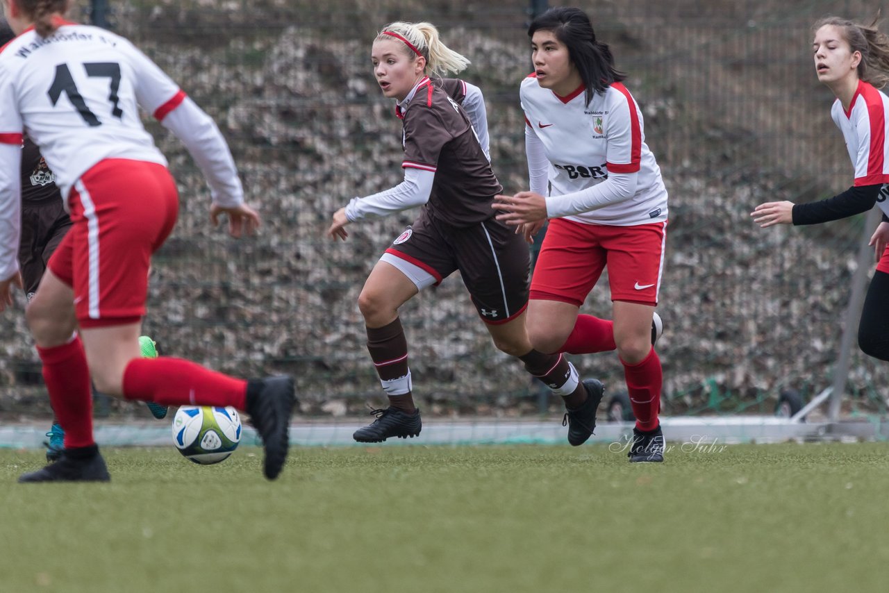 Bild 123 - B-Juniorinnen Walddoerfer - St.Pauli : Ergebnis: 4:1